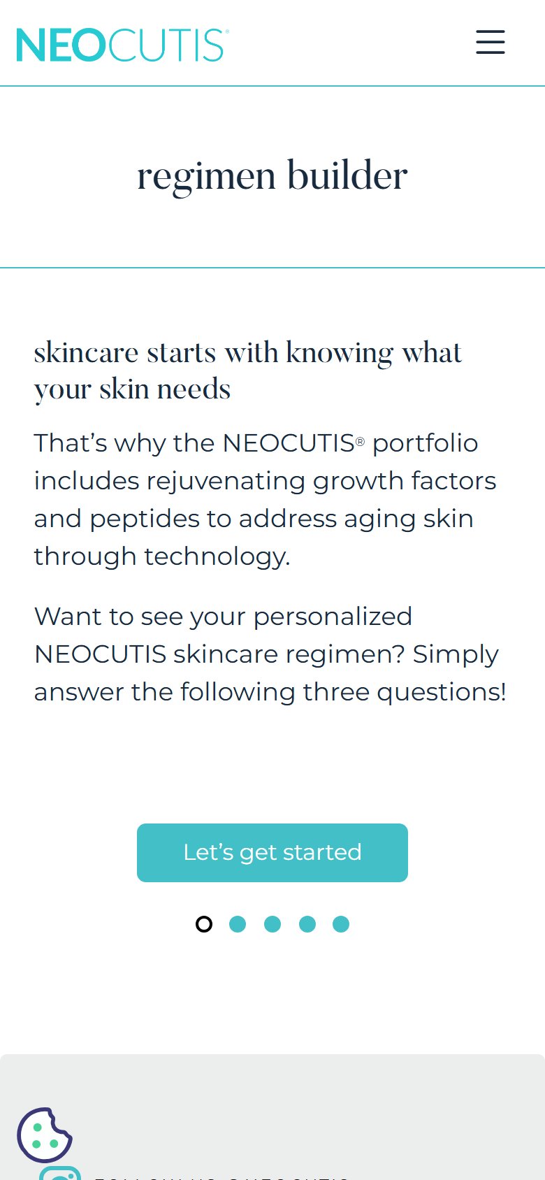 Neocutis â€” Regimen Builder Tool